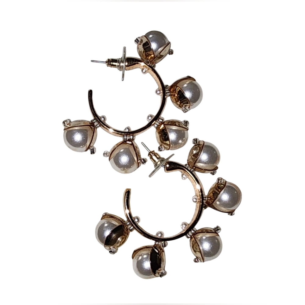 Mignonne Gavigan Mini Delfina Hoops - Picture 4 of 6